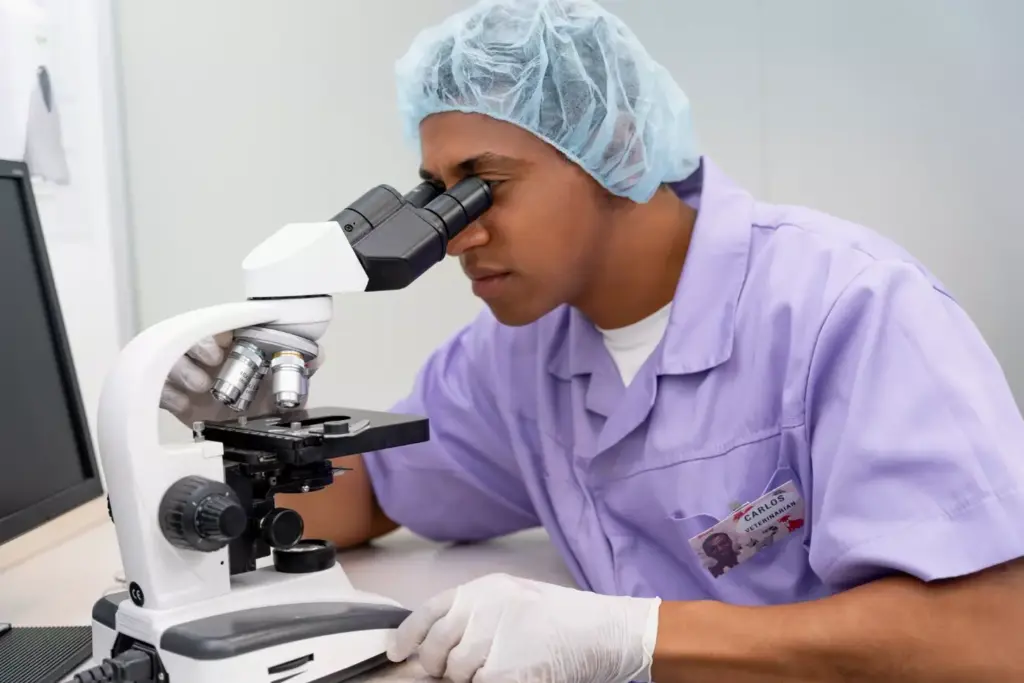 A detailed cross-section of a glioblastoma multiforme tumor, a highly aggressive and infiltrative type of brain cancer. The malignant growth is rendered in striking detail, with intricate textures and a vivid palette of blues, purples, and reds to convey its complex and dynamic nature. The tumor is depicted against a softly blurred anatomical background, allowing the viewer to focus on its ominous and unsettling presence. Dramatic backlighting casts dramatic shadows, adding depth and a sense of foreboding. The overall impression is one of a formidable, relentless disease that poses a grave challenge to medical science.