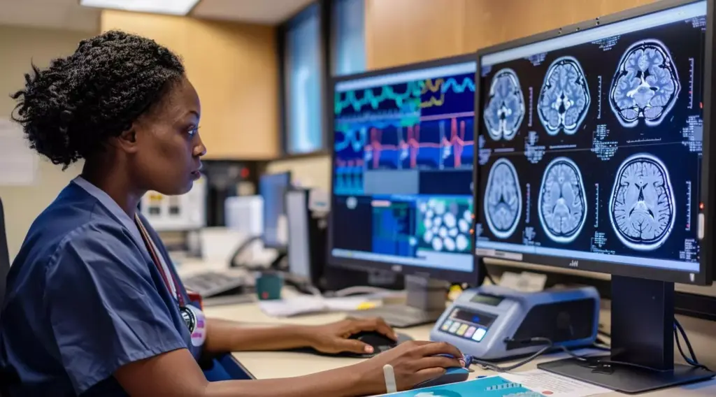 A detailed cross-section of a human brain, with a prominent tumor visible on a magnetic resonance imaging (MRI) scan. The image should be captured with a high-resolution medical imaging device, providing a clear, detailed view of the abnormal growth within the brain tissue. The lighting should be soft and diffused, emphasizing the intricate structures and textures of the brain anatomy. The composition should be balanced, with the tumor clearly the focal point, surrounded by the surrounding healthy brain regions. The overall mood should convey a sense of scientific inquiry and the importance of such imagery in advancing medical research on brain tumors.