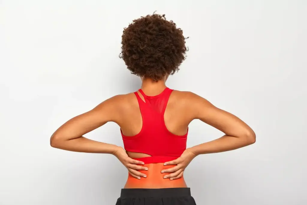 A detailed cross-section of the spinal column, showcasing the surgical procedure of spinal fusion for spondylolisthesis. The foreground prominently displays the vertebrae, intervertebral discs, and the displaced vertebral body characteristic of spondylolisthesis. Surgical hardware, such as pedicle screws and rods, are visible, illustrating the stabilization and realignment achieved through the 360-degree fusion. The middle ground features a clear, labeled diagram of the anatomical structures involved, while the background depicts a clinical, sterile environment with medical equipment, conveying the medical nature of the procedure. Crisp, high-resolution rendering with a neutral color palette and subtle lighting to emphasize the technical details.