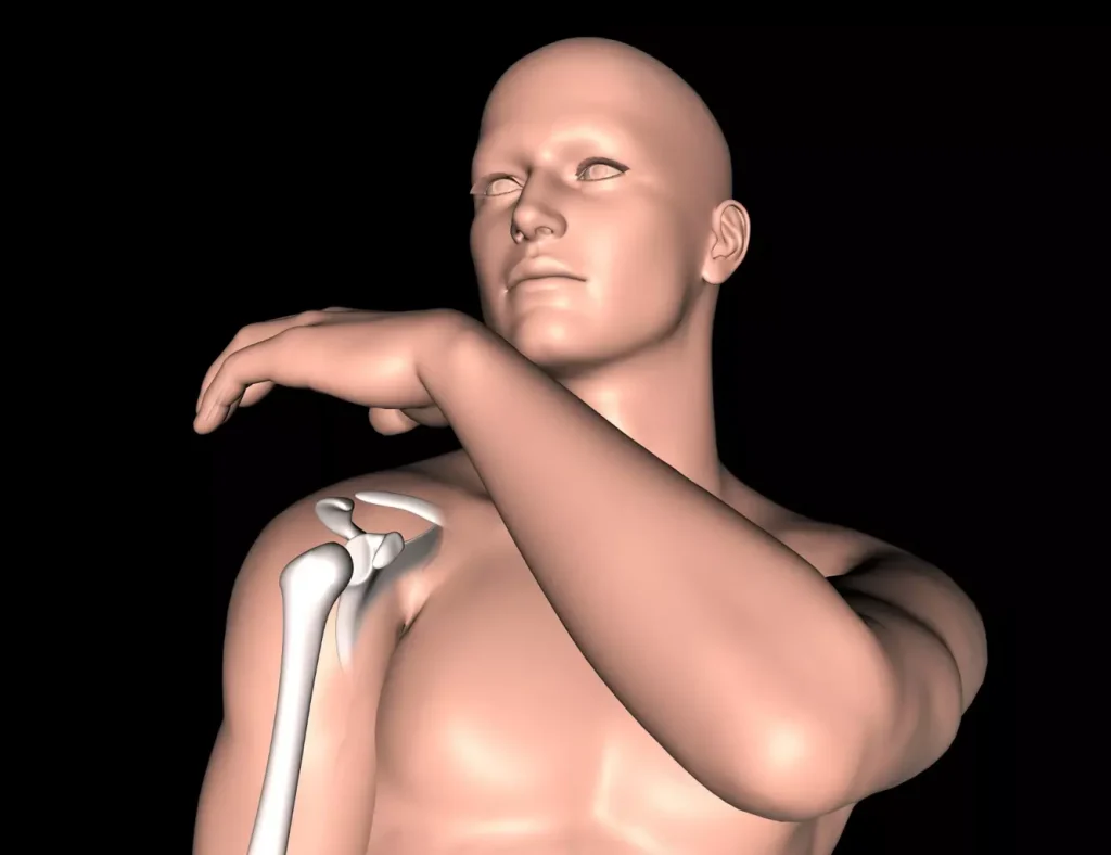 A detailed cross-sectional illustration of a human bone marrow aspiration and biopsy procedure. A close-up view of the skin, muscle, and bone structure, highlighting the physician's needle insertion into the marrow cavity. Crisp anatomical details, muted color palette, and clinical lighting to convey a sense of precision and medical professionalism. The overall composition emphasizes the technical nature of the procedure, without any extraneous elements that could distract from the core subject matter.