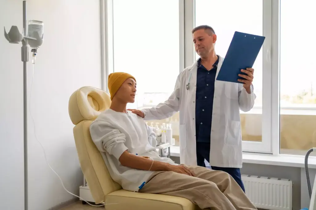 A detailed, high-resolution medical illustration depicting the progression of glioblastoma multiforme, a deadly form of brain cancer. The foreground features a cross-section of the brain, meticulously rendered with intricate anatomical details. In the middle ground, watch as the tumor expands, infiltrating and distorting the surrounding brain tissue. In the background, a series of diagnostic scans - MRI, CT, and PET - illustrate the growth and spread of the tumor over time, from initial diagnosis to the final, most aggressive stages. Use a realistic, medical illustration style with subtle, muted lighting to convey the serious, somber nature of this condition. Capture the complexity and gravity of this disease in a visually compelling, yet scientifically accurate manner.