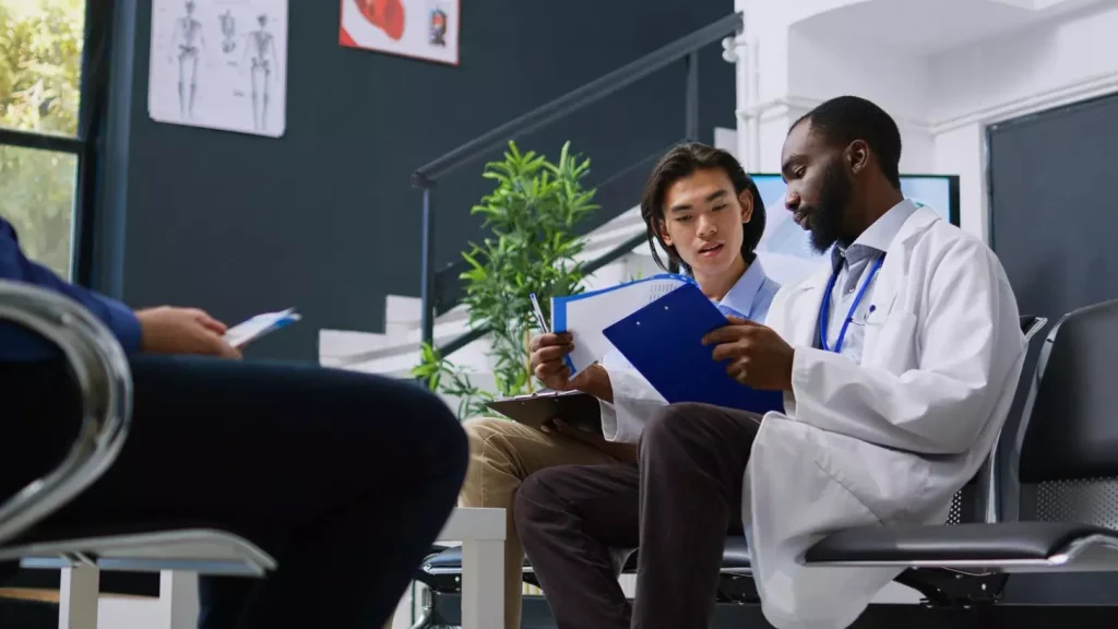A detailed illustration of the human bone marrow, depicting its complex cellular structures and hematopoietic processes. The image should convey a sense of scientific clarity and medical importance, with a focus on the different types of bone marrow diseases and their underlying pathologies. Rendered in a realistic, high-detailed style using a combination of warm and cool tones, the image should feature a cross-sectional view of the bone marrow, showcasing its intricate network of blood vessels, fat cells, and various hematopoietic stem cells. The lighting should be soft and directional, emphasizing the delicate nature of this vital tissue. The overall composition should balance the technical details with a visually compelling and informative representation of bone marrow diseases.