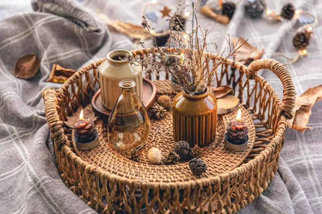 A serene, sun-dappled scene of natural remedies for cervical cancer. In the foreground, an assortment of herbal tinctures, essential oils, and dried flowers in earthenware vessels. The midground features a lush, verdant garden with medicinal plants such as echinacea, turmeric, and ginger, bathed in warm, soft lighting. In the background, a tranquil, wooded landscape with gentle rolling hills, evoking a sense of harmony and holistic healing. The overall mood is one of natural, calming reassurance, inviting the viewer to explore the restorative power of alternative medicine.