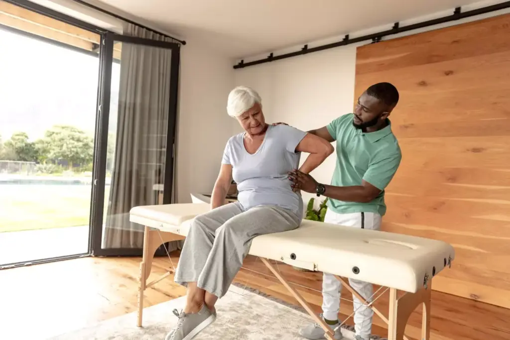 A serene, well-lit medical facility, with clean lines and a calming atmosphere. In the foreground, a patient sits comfortably, engaged in a one-on-one session with a compassionate therapist. Behind them, a group of patients participates in a support group, sharing their stories of recovery. In the background, advanced medical equipment and a team of professionals suggest the scientific, evidence-based approach to addiction treatment. The overall scene conveys a sense of hope, progress, and the transformative power of the addiction recovery process.