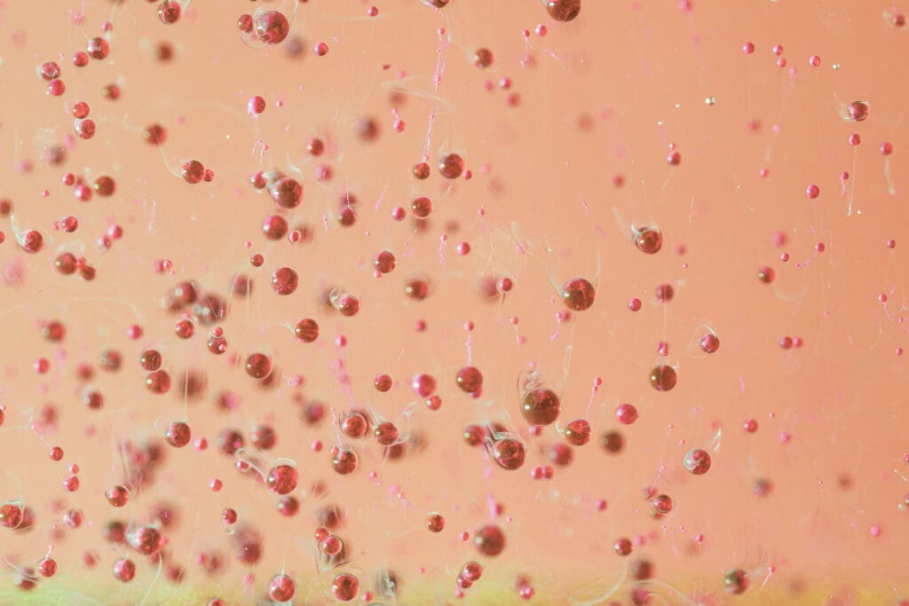 abstract oil drops with defocused background LIV Hospital