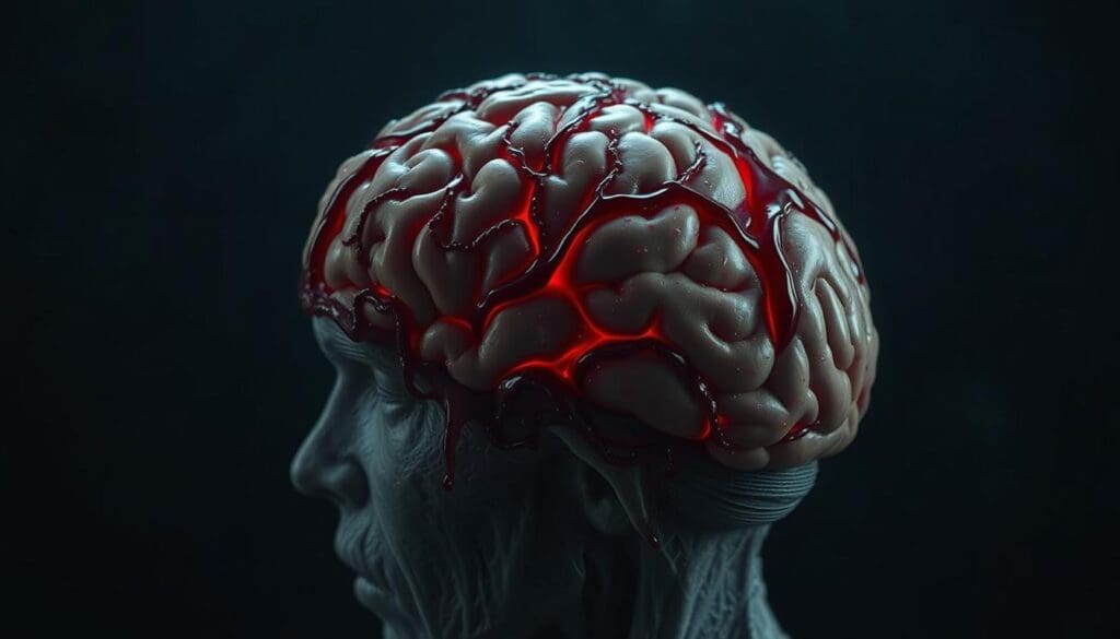brain hemorrhage and coma