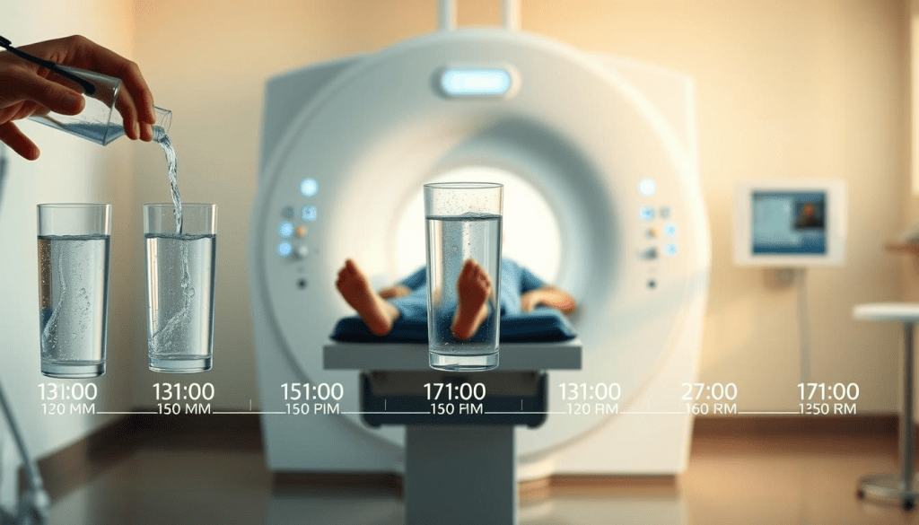 CT Scan: Reason to Drink Water Before