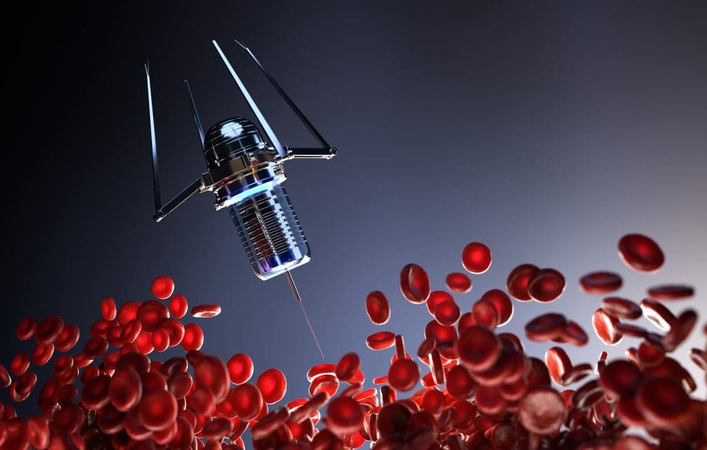 Hemophilia Diagnosis: Blood Testing Guide 1 nanobots are repairing damaged blood cells nanotechnology concept LIV Hospital
