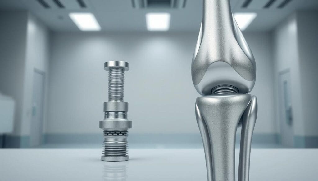 titanium knee replacement